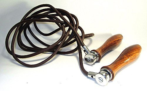 Jump Rope 11ft Boxers Fitness Leather Skipping Rope with SIDE SWIVELL