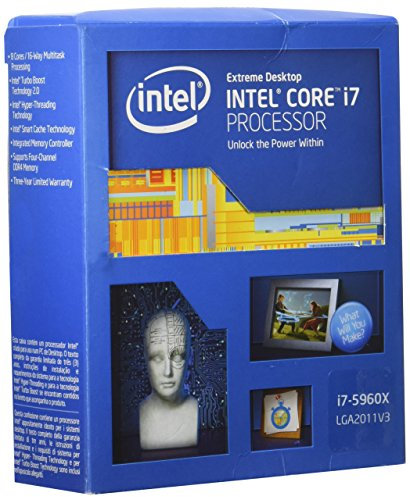 Intel i7 5960X Extreme Octa Core CPU Processor (3.0 GHz, 20 MB Cache, 140 W, Socket 2011-V3)