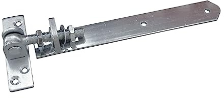 SOTOOLS Gartentorband, M16, 340-370 mm, verzinkt | Ladenband, Stahl, verstellbar.