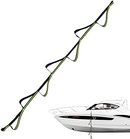 TROONZ Corde d'Escalade avec Boucles | Sangle d'Ascendeur de Pied, Échelle d'Entraînement Extérieure à 7 Marches pour Les