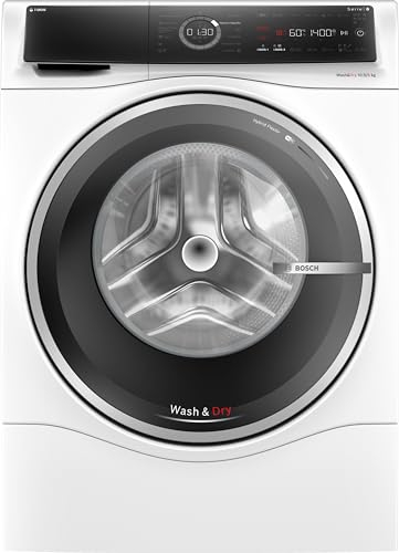 Bosch Lavadora-Secadora, 10,5/6 kg, Serie 8, Dosificación Automática, Silenciosa, Home Connect, AutoDry, Blanco, WNC254A0ES