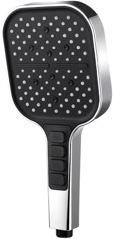 MILIWAN Shower Head, Upgraded High Pressure Shower Heads, 7 Spray Modes Handheld Showerhead with 130mm Large Panel, Pause Switch, Water Saving Bathing for Low Water Pressure