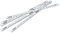 Stanley 0-15-801 Flexible Hacksaw Blades (5) Assorted, Silver