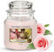 Yankee Candle Scented Candle | Fresh Cut Roses Medium Jar Candle| Long Burning Candles: up to 75 Hours | Gifts for Women