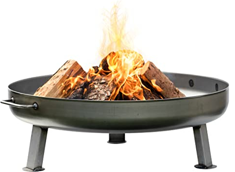 Czaja Stanzteile Braciere Bonn Ø80cm - senza foro di scarico dell'acqua - caminetto per esterno, ciotola del fuoco per terrazza e giardino