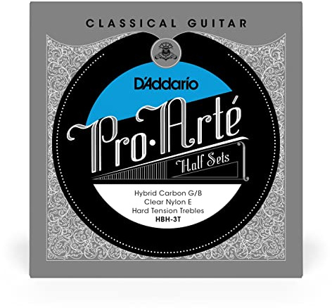 D'Addario Gitarrensaiten Konzertgitarre | Akustikgitarre | Akustik Gitarre Saiten | Classical Guitar Strings | HBH-3T Gitarrensaiten