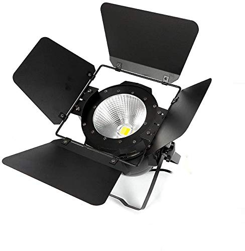 Projecteur LED COB 2 en 1 Yunrux - 100 W - Lumière disco DJ stroboscopique - Éclairage de scène DMX - Effet de lumière pour DJ discothèque - Blanc chaud