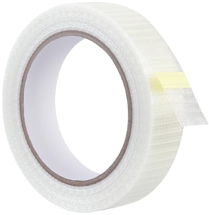 QDiShi Transparent Duct Tape, Heavy Duty Waterproof Tape, High Performance Weather Resistant Tape for Discreet Repairs and Mounting Residential Shipping Packing and Industrial Uses (1 in x 22 Yards)