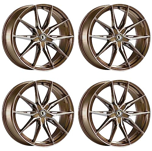4x Schmidt Felgen TwentyOne 8.5Jx20 ET43 5x112 BronzeBrushed kompatibel mit Mercedes AMG CLA 35 AMG (C118/X118)