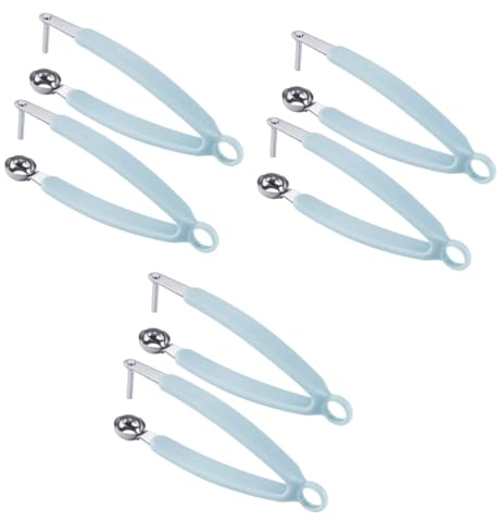 MAGICLULU 6 Piezas Descorazonador Dispositivo Eliminado De Núcleo Removedor De Frutas Deshuesador Removedor De Aceitunas Herramienta Removedora De Aceitunas Pelador De Papas Gadget De