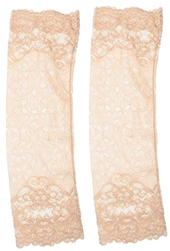 Yardenfun Damen Armabdeckungen Aus Spitze Leichte Atmungsaktive Narbenhülle Für Unterarm Und Ellbogen Tattoo Cover up Ärmel Mit Floralem Design Für Arbeit Sport Und Formelle Anlässe