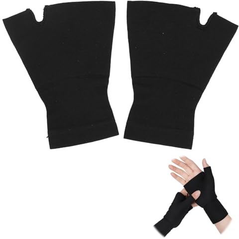 ZEACCT 2 Stück Kompression Handgelenkstütze, Elastische Daumen Handgelenkschiene, Handgelenkstützhülse, Handstützen, Atmungsaktive Daumenstütze, Daumenstützspangen, für Damen und Herren, Sport