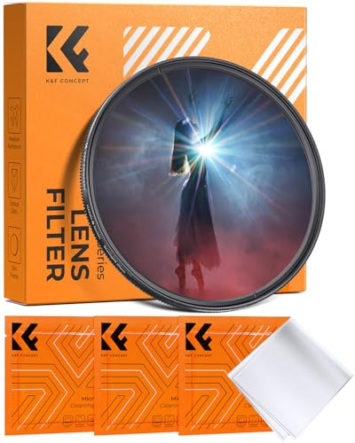 K&F CONCEPT 58mm Farbiger Lichtstreifen-Filter | bunte Lichtstreifen-Effekte,Optisches Glas,Nano-Basic,FE101