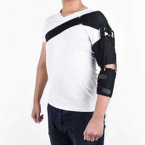 Schulterstabilisator Orthese, Armstütze, Armschlinge, Verstellbare Schulter Wegfahrsperre, Handgelenk Ellenbogen Stützstütze, Rechte Linke Schulter Stabilisator Unterstützung für Verletzten Arm
