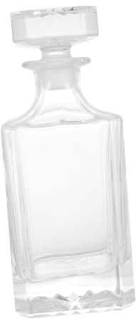 Ciieeo Carafe Pour Whisky En Verre Imitation Cristal 3006 Mat, Porte-liqueur Décoratif, Récipient à Whisky Vide, Usage Maison Et Bar, Présent Original Famille Et Amis