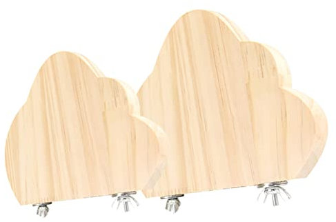 BESPORTBLE 2 Stück Haustier Plattform Sprungbrett Vogel Sitzstange Ständer Plattform Papageien Plattform Hamster Vogelhäuschen Vogelkäfig Ständer Hamster Plattform Vögel