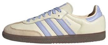 Adidas Samba OG Damen-Sneaker, Cremeweiß, Violett, 38 EU