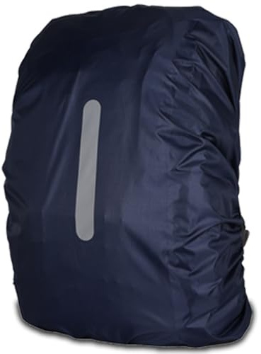 Miecoae Housse Sac a Dos Impermeable 70/20/40L, Housse de Pluie Sac à Dos, Réfléchissant Couvre Sac a Dos Etanche, Housse Sac Cartable Protection, Waterproof Bag Cover(Q14,S String Single Buckle)