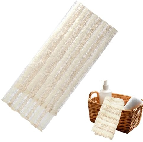 Washloth - Rough Shower Towel For Body Wash | Reusable Bath Cloth, Skin Removal Glove, Pad Cleaner, Peeling Spa Pe Scraper
