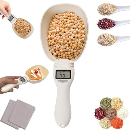 2025 New Electronic Measuring Spoon, Digital Measuring Spoons, Digital Food Measuring Scoop Scale - Electronic Kitchen Measuring Spoon Scale for Cooking Baking - Smart Adjustable Measure Cup (1Pcs)