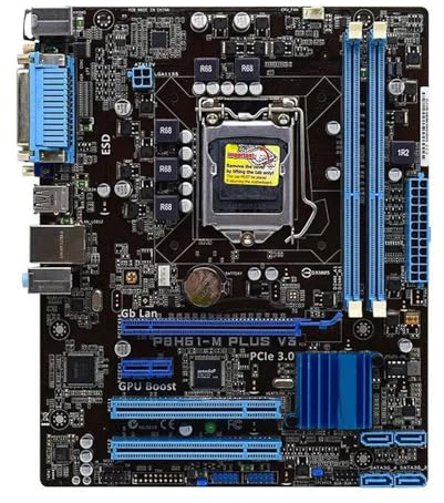 motherboard Fit For ASUS P8H61-M PLUS V3 Scheda Madre LGA 1155 Supporto I5-3570K I5-3470 I7-3770K I3-3220 2100 Xeon Core CPU H61 16GB PCI-E X16 UATX