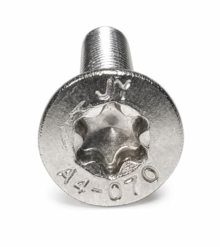 M6x30 Tornillos ISO 14581 DIN 965 Torx TX30 A4 AISI 316-10 Uds | Acero inoxidable A4 (AISI 316) para náutica, exterior y ambientes marinos