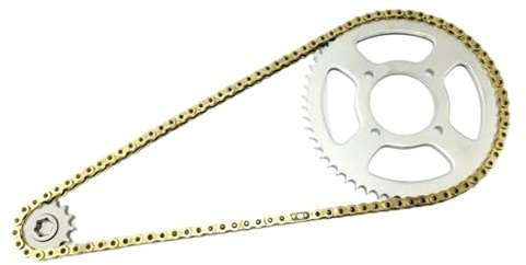 Yamaha YZF-R125 Heavy Duty Chain & Sprockets Set 2008-2018 GOLD