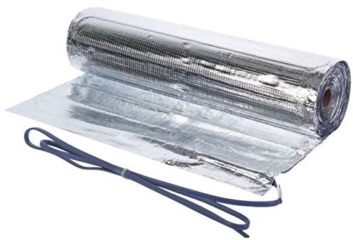 150Watt/m² Aluminium Heizmatte 7m² elektrische Fußbodenheizung