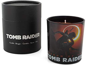 Tomb Raider Bougie en verre
