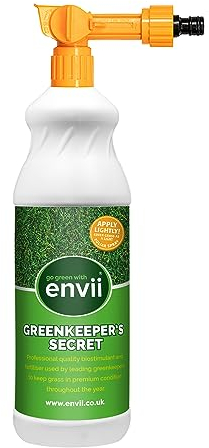 envii Greenkeeper's Secret – Liquid Lawn Food & Fertiliser Sprayer, Fast Results Covering up to 150m²