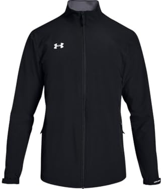 Under Armour Men's Hockey Warm Up Jacket , Black (001)/White , X-Large