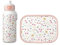 Mepal - Lunch Set Campus Little Dutch - Lunch Set for Children with Pop-Up Drink Bottle & Lunch Box - Lunch Set for School or On The Go - BPA-Free - 400 ml + 750 ml - Flowers & Butterflies