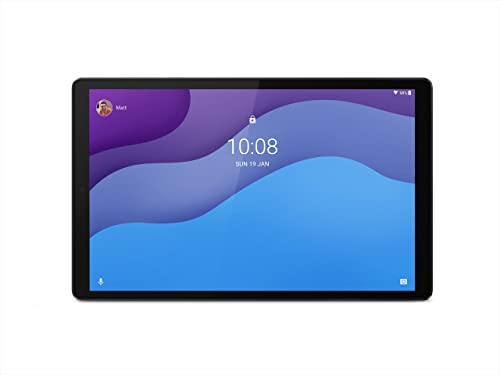 Lenovo Tab M10 2. Generation Display 25,6 cm (10,1 Zoll) HD, WLAN, 3 GB RAM, 32 GB Speicher, Tablet Android 11, Iron Grey, Exklusiv von Amazon, Netzteil