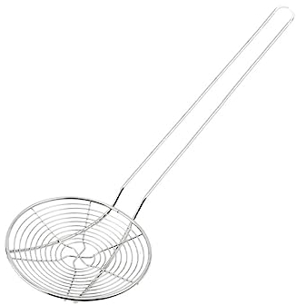 MAGICLULU Colino in Acciaio Resistente Per Pentole Calde Rete Per Residui Di Olio Uso Per Noodles e Gnocchi