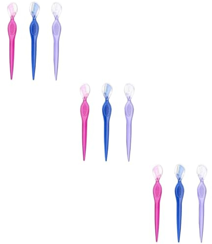 FOMIYES 9 Stk Augenbrauenformer Augenbrauenrasierer aus Edelstahl Dermaplaning-Tool brow trimmer brow tool werkzeug Gesichtsrasierer Beauty-Make-up-Tools Augenbrauenschneider elektrisch