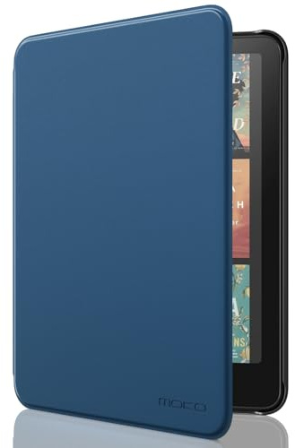MoKo Hülle für 7 Kindle Paperwhite 12. Gen& Colorsoft, Dunkles Meer Blau | Leichte Schutzhülle，Auto Aktiv-/Ruhemodus, wasserdichte Schutzhülle,für Kindle Paperwhite 12.Gen& Kindle Colorsoft 1st 2024