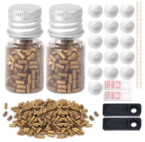 Feuerzeug Feuersteine 400Stks, Ersatz Feuerzeug Steine Kit | Benzin Feuerzeuge Zündsteinefür Reparieren Meisten Feuerzeuge, Universal Feuerzeug Zubehör mit Docht Gummidichtungen Watte