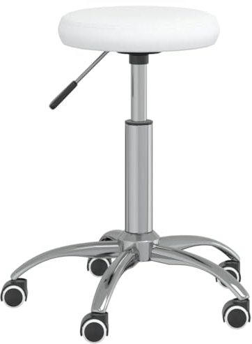 Générique Tabouret de Massage Similicuir Blanc,Santé & beauté,Hygiène personnelle,Massage & Relaxation,Fauteuils de Massage,Blanc,4.05 KG,3085692