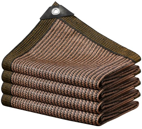 Garden Filet de protection solaire, 3 x 4 m, avec œillets, protection solaire pour toit de terrasse, pour enclos libre, pour rongeurs, filet d'ombrage extérieur