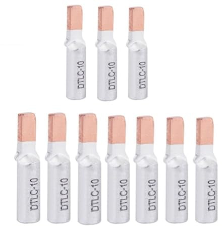 FACAIIO DTLC Wire Terminal Cable Lugs 10-25mm² Copper Aluminum Wiring Connectors for Circuit Breaker for 10mm² 16mm² 25mm²