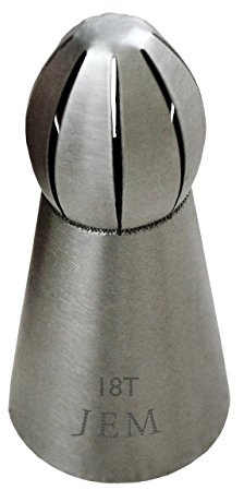 PME JEM Twist Piping Nozzles 18T & 19T, Set of 2,Silver,3 x 3 x 8 cm