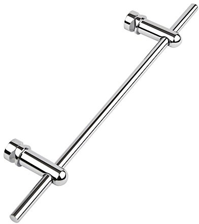 MILANO Chrome Towel Rail for Aruba Vertical Radiator 470mm