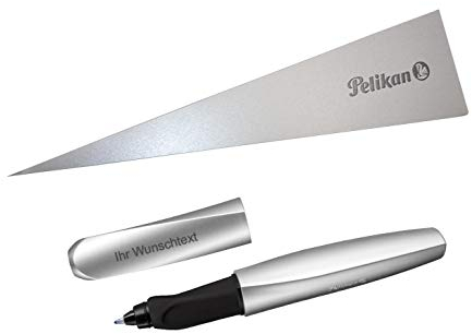 Pelikan Tintenroller Twist R457, Silber, inkl. Laser-Gravur