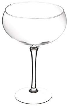 SWEET HOME Varotto & Co. Vaso Coppa Grande in Vetro Trasparente Lucido cod.VA00681LU cm 30h diam.21