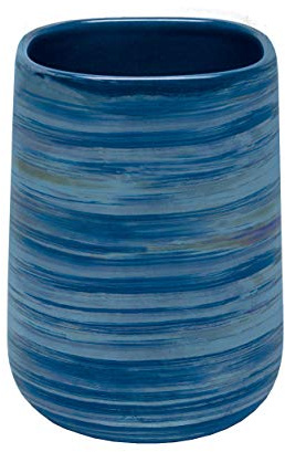 Kleine Wolke 8470783852 Argentic Mare - Vaso para cepillos de Dientes (7 x 10,5 cm, gres)