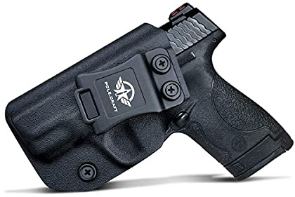 Kydex IWB Holster for Smith & Wesson M&P Shield M2.0 9mm 40 S&W/Crimson Trace Laser/Integrated CT Laser Isnside Waistband Concealed Carry Holster Guns Accessories