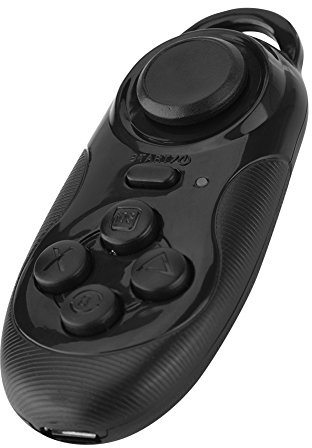 Diyeeni Mini Telecomando Senza Fili Bluetooth, Gamepad remoto Bluetooth, Telecomando con Timer per Selfie Joystick, Telecomando TV Bluetooth, Batteria Integrata