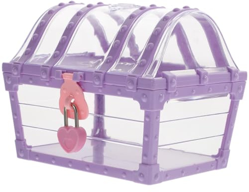 ibasenice Kinderschmuckkasten Mit Schloss Kompakte Aufbewahrungsbox Für Ringe Halsketten Und Armbänder Kinder Aufbewahrungsbox Für Schmuck Ideal Als Geschenk