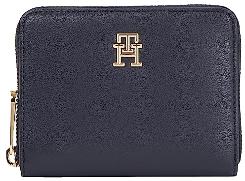 Tommy Hilfiger Damen Geldbörse Poppy Plus Klein, Mehrfarbig (Space Blue), Einheitsgröße