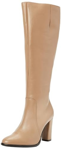 SIDONA dam läderstövlar, Beige, 38 EU